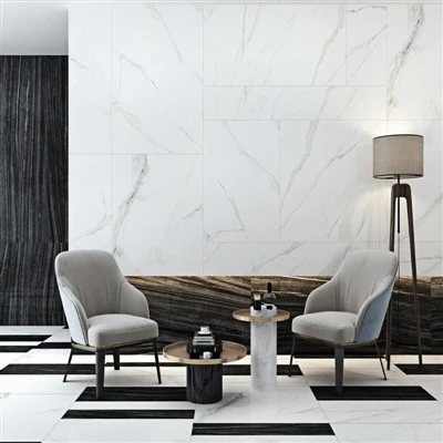 Calacatta Marble TV Backdrop
